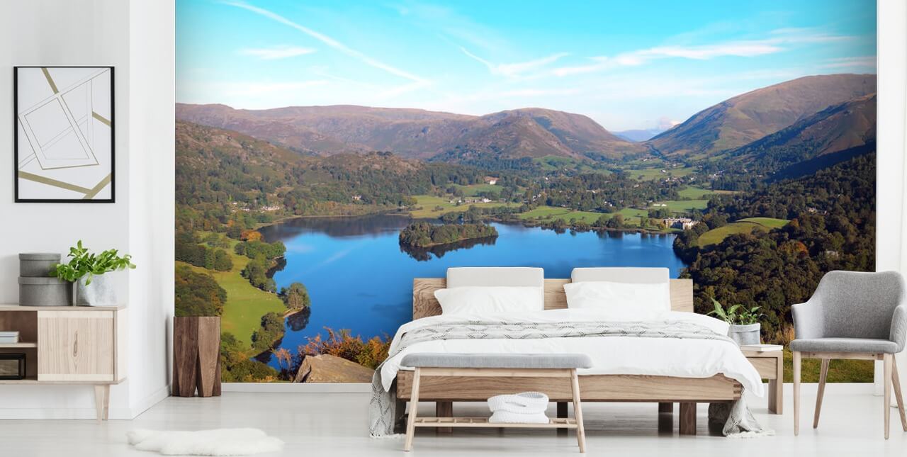 Lake Countryside Wall Mural