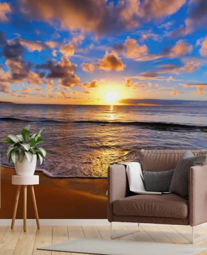 Rolig Sunset Strand Veggmaleri Rolig Sunset Strand Veggmaleri