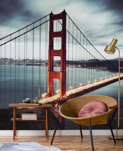 rote goldene Gate-Brücke San Francisco Tapete rote goldene Gate-Brücke San Francisco Tapete