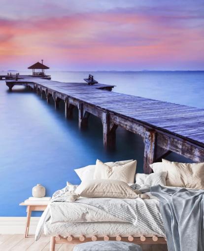 Brygge og stor innsjø tapet Brygge og stor innsjø tapet