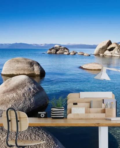 Papel de Parede Blue Clear Lake Papel de Parede Blue Clear Lake