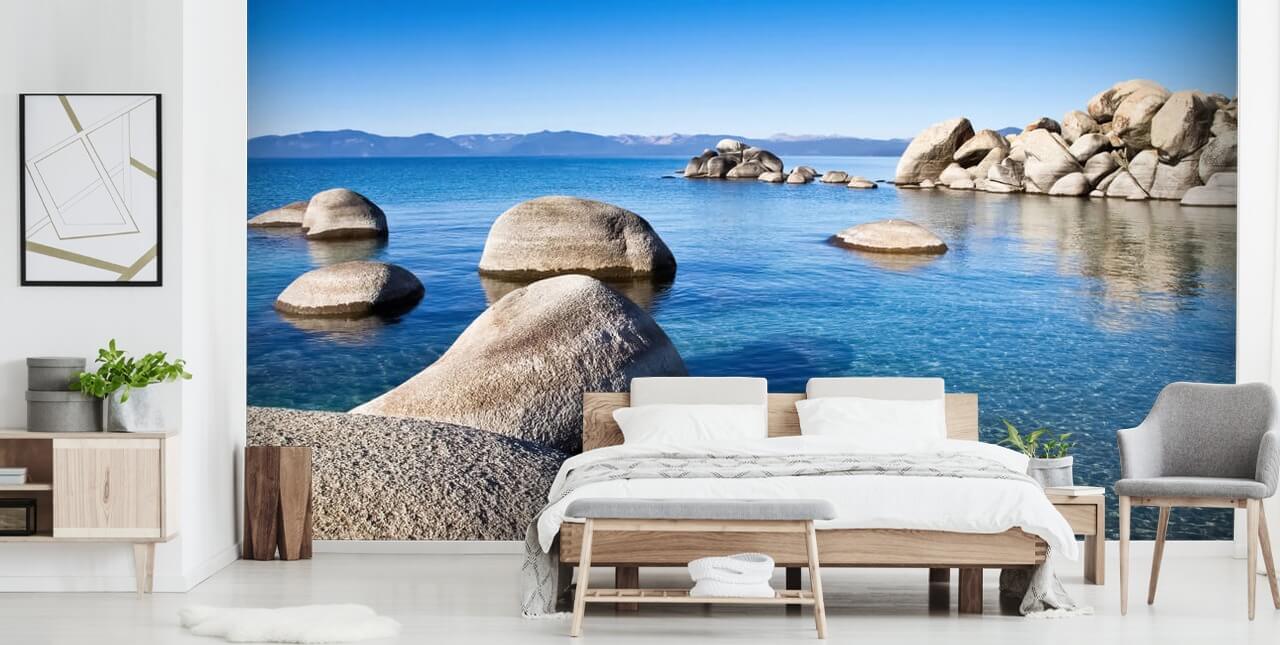 Papel de Parede Blue Clear Lake Papel de Parede Blue Clear Lake