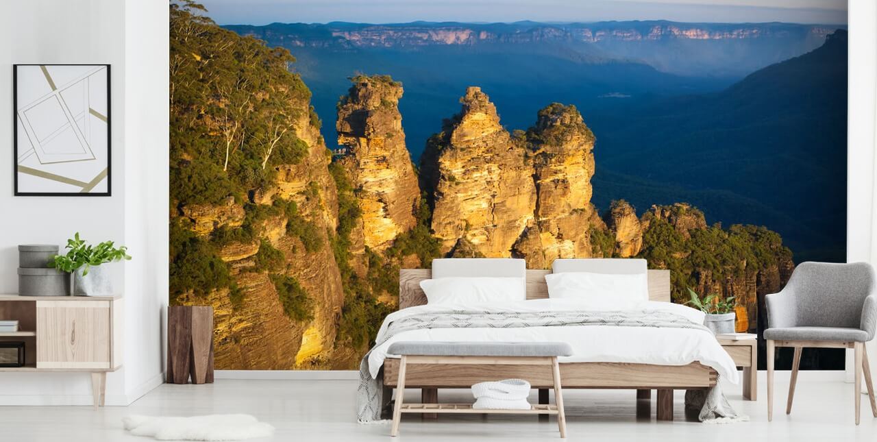 tre berg kikar på ett berg tapet tre berg kikar på ett berg tapet