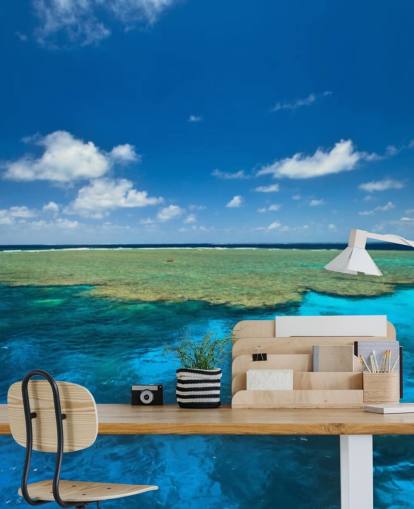 Vakre farger av Clam Gardens på Great Barrier Reef tapet Vakre farger av Clam Gardens på Great Barrier Reef tapet