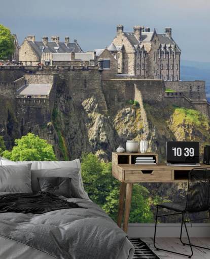 Papel de Parede Edinburgh Castle View Papel de Parede Edinburgh Castle View