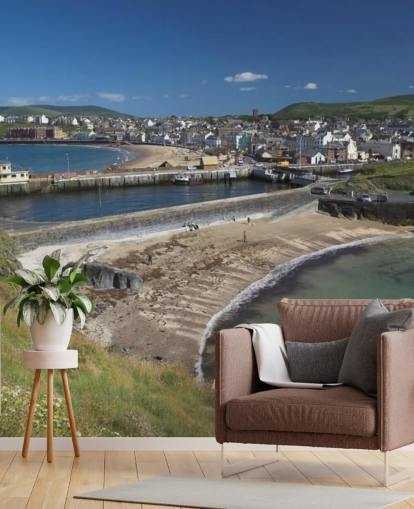 Peel Bay, IOM Coastal Wallpaper Peel Bay, IOM Coastal Wallpaper