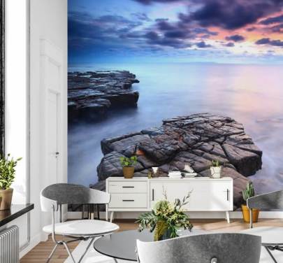 Kimmeridge Bay Coastal Wallpaper