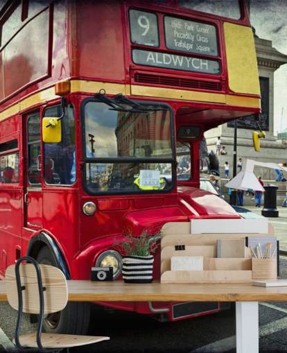 London Double Decker Bus Wallpaper London Double Decker Bus Wallpaper