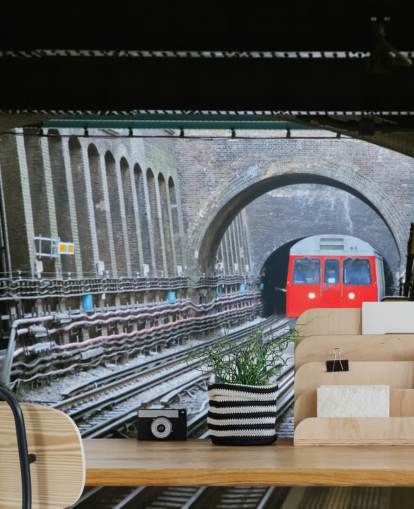 tfl tapetväggmålning som heter London Underground Train Bakgrund för kontor, företag och hemmakontor tfl tapetväggmålning som heter London Underground Train Bakgrund för kontor, företag och hemmakontor