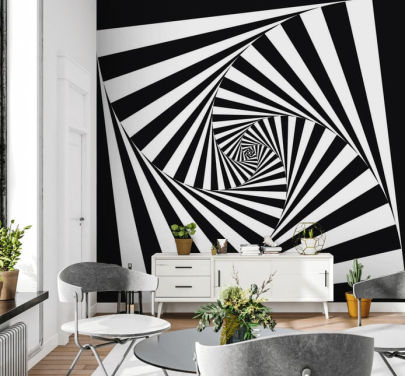 Spiral Pattern Wallaper & Wall Murals | Wallsauce UK