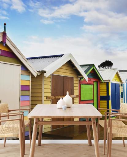 Brighton Bathing Boxes Wallpaper Brighton Bathing Boxes Wallpaper