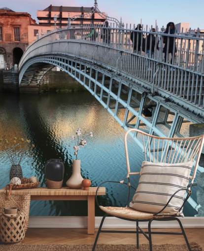 bro i Dublin tapet väggmålning bro i Dublin tapet väggmålning