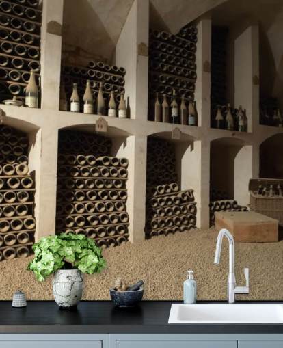 Dusty Wine Cellar Wallpaper Mural Dusty Wine Cellar Wallpaper Mural