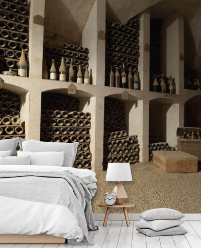 Dusty Wine Cellar Wallpaper Mural Dusty Wine Cellar Wallpaper Mural