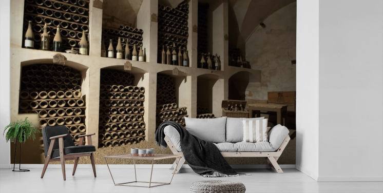 Papier peint mural Dusty Wine Cellar