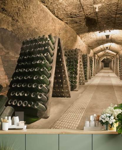 Papier Peint Fresque Cave à Vin Papier Peint Fresque Cave à Vin