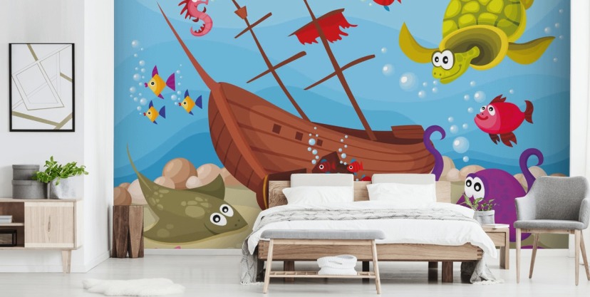 Fish Wallpaper & Sea Life Wall Murals