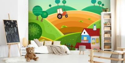 fondo de pantalla de tractor para niños