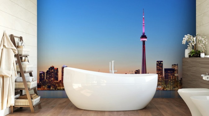 fondo de pantalla iluminado toronto