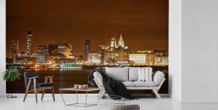 liverpool dokken's nachts behang