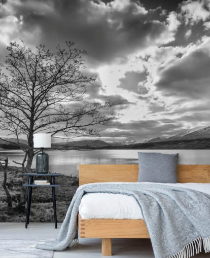 Scottish Lake Baggrund Scottish Lake Baggrund