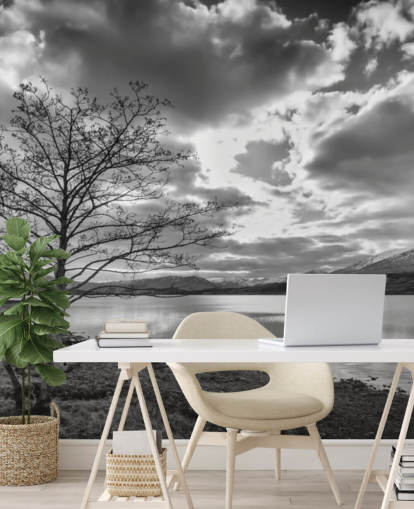 Carta da parati con lago Carta da parati con lago