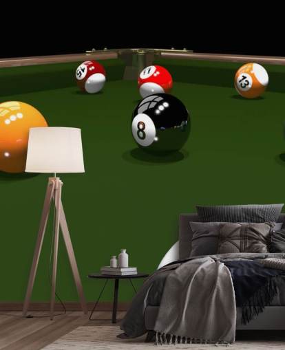 Billardtisch-Tapete Billardtisch-Tapete