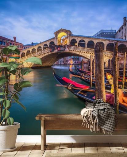 venetianska bron på natten tapeter venetianska bron på natten tapeter