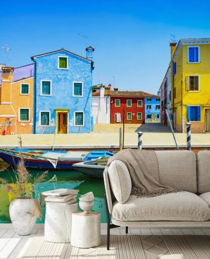 colourful houses in italy wallpaper colourful houses in italy wallpaper