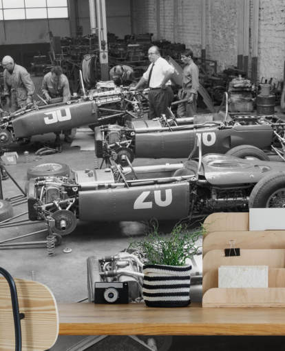 Sort og hvid Vintage Biler Baggrund Sort og hvid Vintage Biler Baggrund