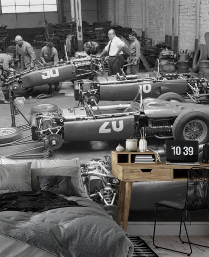 Papel de Parede de Carros Antigos Preto e Branco Papel de Parede de Carros Antigos Preto e Branco