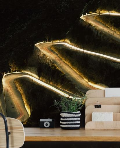 Winding Road Baggrund Winding Road Baggrund