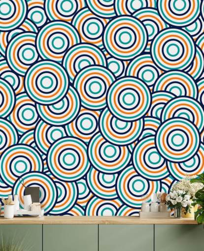 layered circle patterns wallpaper layered circle patterns wallpaper