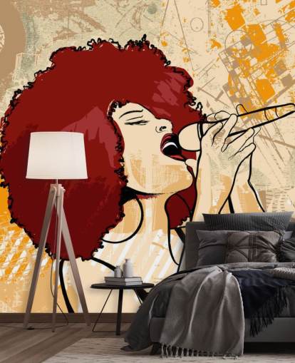 Singer Abstract Art Wallpaper Singer Abstract Art Wallpaper