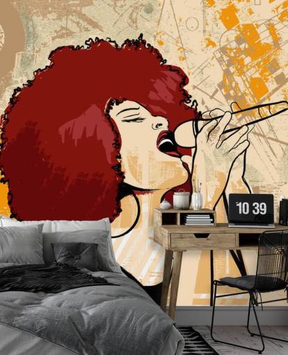 Singer Abstract Art Wallpaper Singer Abstract Art Wallpaper