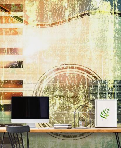 Close-up rústico do papel de parede da guitarra Close-up rústico do papel de parede da guitarra