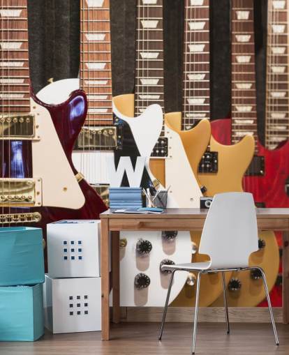 Guitarras elétricas coloridas papel de parede Guitarras elétricas coloridas papel de parede