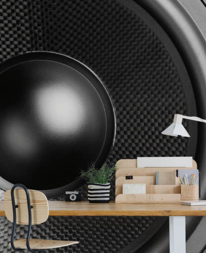 Nærbillede af Speaker Wallpaper Nærbillede af Speaker Wallpaper