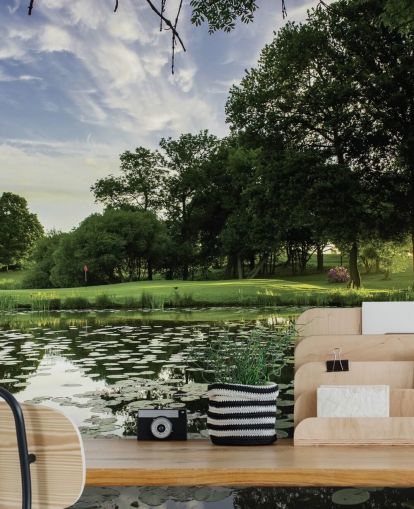 Golf Course Pond Wallpaper Golf Course Pond Wallpaper