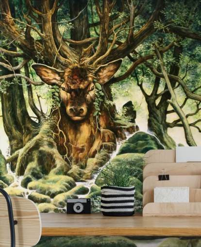 Deer Tree Bakgrunn Deer Tree Bakgrunn