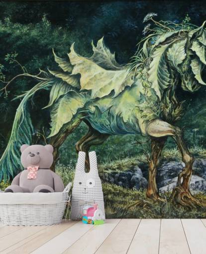 Papel de parede Leafy Horse Papel de parede Leafy Horse