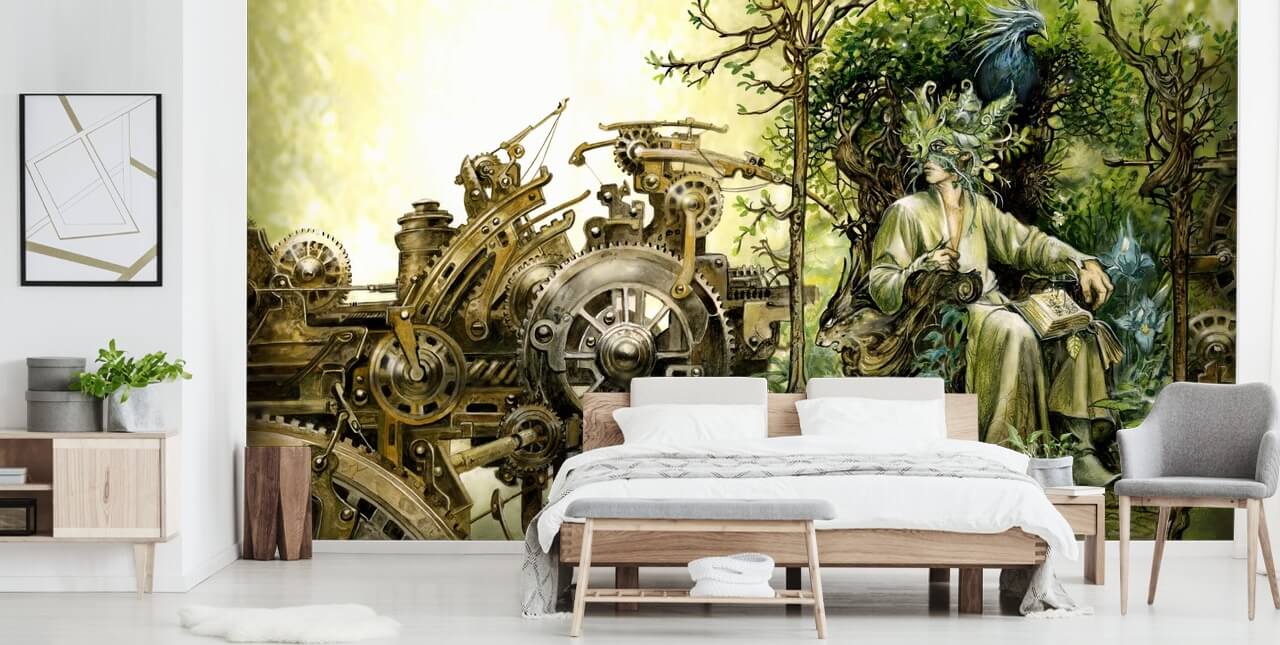 Carta da Parati Fantasy Forest King on
