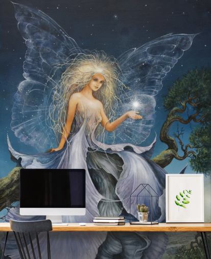 Blue Fairy Wallpaper Blue Fairy Wallpaper