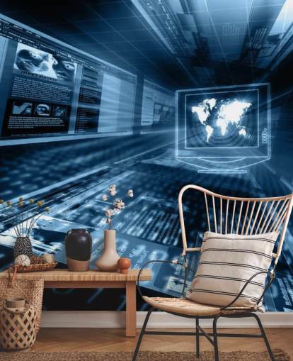 Internet Concept Wall Mural Internet Concept Wall Mural
