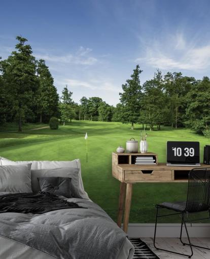 Tranquil Sunset, Mill Green Golf Club, Hertfordshire, England Mural Tranquil Sunset, Mill Green Golf Club, Hertfordshire, England Mural