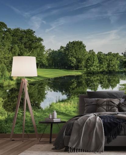 Dawn Par Three, Cottesmore Hotel Golf & Country Club, West Sussex, Inghilterra Murale Dawn Par Three, Cottesmore Hotel Golf & Country Club, West Sussex, Inghilterra Murale