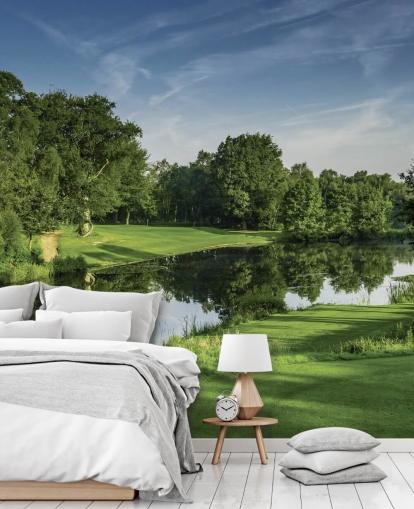 Mural Dawn Par Three, Cottesmore Hotel Golf & Country Club, West Sussex, Inglaterra Mural Dawn Par Three, Cottesmore Hotel Golf & Country Club, West Sussex, Inglaterra