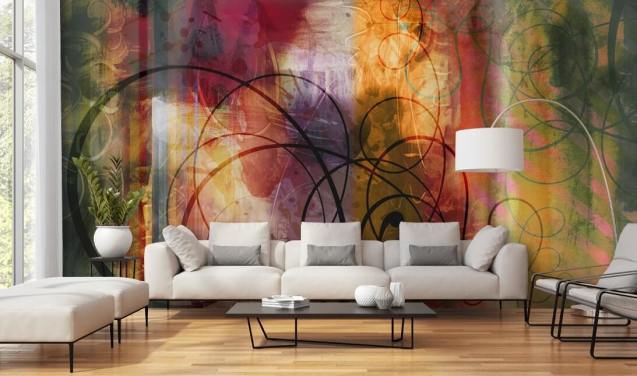 Colorful Swirl Abstract Wallpaper