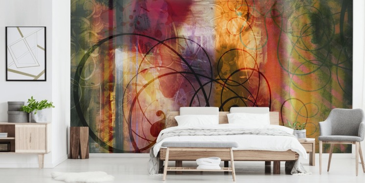 Colorful Swirl Abstract Wallpaper