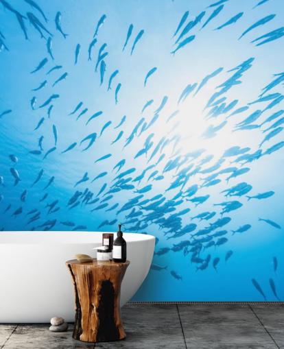 Fish School Wallpaper Fish School Wallpaper